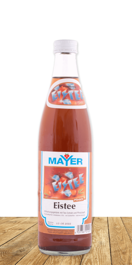Eistee mit Tee-Extrakt und mildem Pfirsich