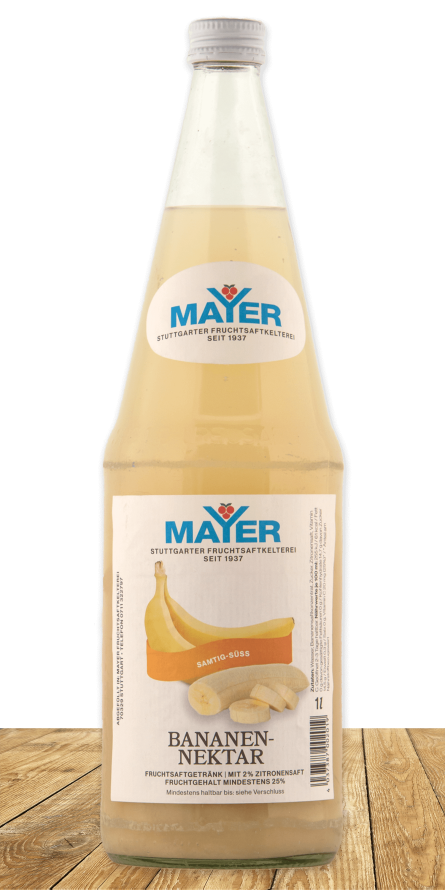 Milde, cremige Banane – ideal für Kinder oder für exotische Mixgetränke