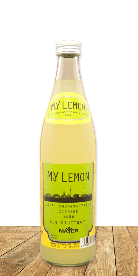 Eine naturtrübe Limonade aus Zitrone