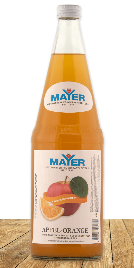 Leichte, frische Kombination aus Apfel und Orange